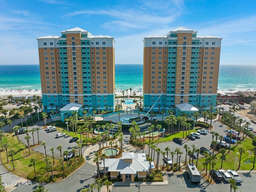 En Soleil is the most luxurious gulf front condominium that Panama City Beach has to offer. With a rental projection of 130k.. This west end unit has been professionally decorated and completely updated. In addition to the 2300+ sqft condo you will also enjoy your own private outdoor living area with a built in gas grill to enjoy the breath taking views of the Gulf of Mexico. The master bedroom overlooks the gulf and includes a separate shower, garden tub, and walk-in closet. Stainless steel kitchen appliances, 9' ceilings, crown molding, and recessed lighting. . With only 3 units per floor, En Soleil offers privacy to all owners. Amenities include 6,500 square feet of gulf front pools, gulf front fitness center, underground parking, additional outdoor parking, and 24 hr. security