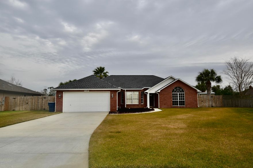 MUST SEE 3/2 w/pool located on a quiet cul-de-sac in the sought after neighborhood of NORTHSHORE. New roof (Feb 19), fresh sod, new fences and refinished Gunite saltwater pool and painted deck! The split floor plan has a large tiled living area with a fireplace and formal dining room that invites lots of natural light throughout. The kitchen boasts updated appliances with plenty of cabinet and pantry space and a breakfast area overlooking the pool. Large bedrooms, with Master bathroom hosting a Jet-style tub and walk-in tile shower. Large 4 car driveway leads to a 2 car garage with lots of shelving and room for storage. A spacious back yard has a storage shed and lots of room for entertainment. Home is located in the highly regarded Lynn Haven/Mosley school district, minutes from local shopping and entertainment allowing just a 15 minute drive to the beaches! Home is move-in ready and won't last long!