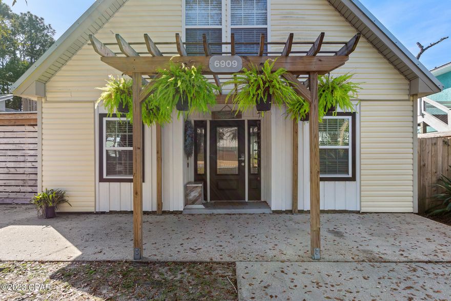 HUGE price improvement, motivated seller! Rare opportunity to own on the East end of Panama City Beach in the South Grand Lagoon area with no HOA fees! Just a few minutes' walk to the beach, directly across from the lagoon, and public access boat ramps just down the street make this home ideal for vacation rentals. Well producing locally managed AirBnb, this 4BR/ 2BA S Lagoon home was completely renovated in 2020. Open concept kitchen / living area with granite countertops and stainless steel appliances. Outside you'll enjoy a covered seating area perfect for hanging out and lounging with family and friends or an attached open sun deck. There is plenty of space for parking. This beautifully furnished home is ready to go for short-term rentals. Come check it out today!