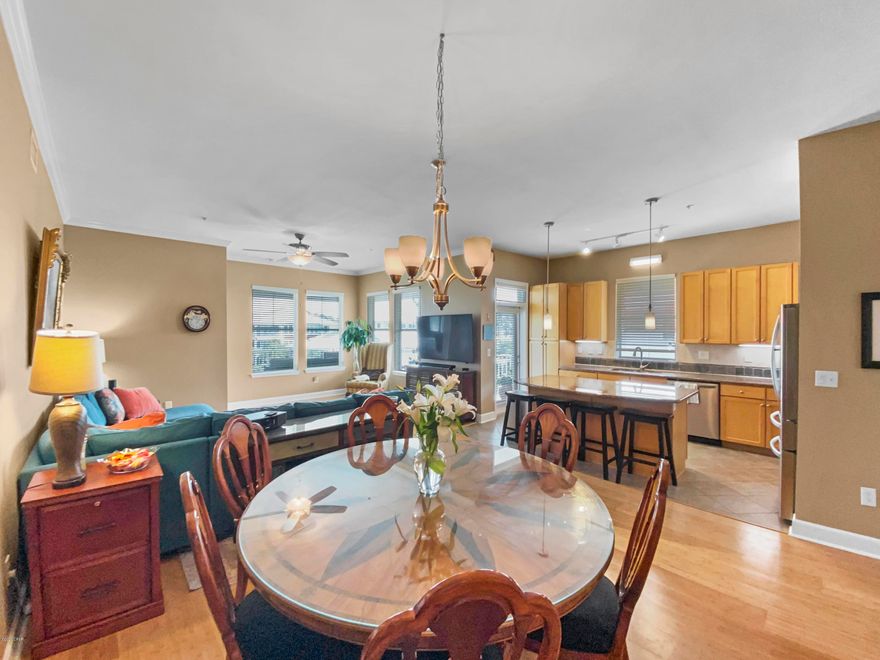 This 3-bedroom, 2.5 bath unit has the nicest location in Island Reserve, hands down! On the 3rd floor with great views of the courtyard and pool that is move in ready and immaculate. 10-foot ceilings, crown moldings, garden tub, bamboo flooring and carpeting. The kitchen includes stainless steel appliances, granite countertops, decorative stone back splash and solid wood cabinets. Perfect as your beach-town residence, second home or long-term rental property. Convenient to everything: the beach, town and Destin. Within the gated community is five-star resort living: a beautiful, one-acre resort-style pool with waterfalls, interactive fountain and a relaxing hot tub. Amenities also include a state-of-the-art fitness center, indoor basketball/volleyball/aerobic court, billiard and game room, and media center with 100'' theater screen.