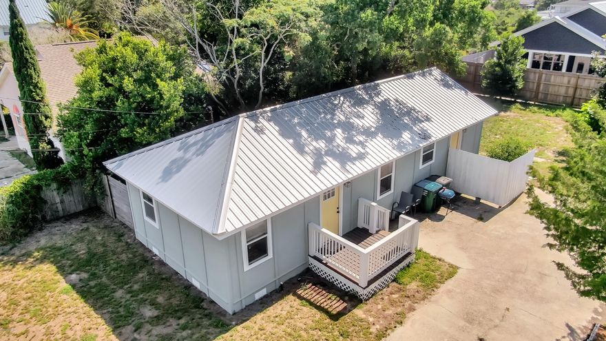 'CURRENTLY UNDER CONTRACT, SELLER ACCEPTING BACKUP OFFERS' 

 Remodeled Home Everything NEW in the last 2 years. Metal Roof, Hardy Siding ,Electrical ,Plumbing , Luxury Vinyl Plank Floors throughout Beautiful Quartz Counters with Island also Stainless Appliances, Glass Tile Backsplash Walk-In Shower -Tiled floor to ceiling , Nice front porch and outside Shower .Bunk Beds to be installed and additional cleanup soon Short Walk to the Beach In sought after LAGUNA BEACH AREA! Schedule your showing today!