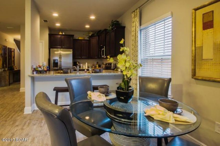 Location, location, location! Located at the west end of Panama City Beach, you'll be so close to so many fun places. 30A, Pier Park, and the beach is all just minutes away from your new home. Entering through the front entry way, the home opens up from the foyer into a spacious living room and kitchen with an open floorplan concept. There will be a powder room just off of the living room for added convenience. Exiting the living room you can step out on your patio and enjoy spending time outside. All of the bedrooms are located upstairs on the second floor. The master bedroom is very roomy with plenty of space for furniture. The master bathroom will have dual vanities and a large tiled shower. CALL ME TODAY FOR SPECIAL OFFERS! Whisper Dunes is a wonderful community complete with very nice neighbors, sidewalks and streetlights for people that enjoy walking or jogging, and a large community pool area perfect for entertaining anyone in the family.