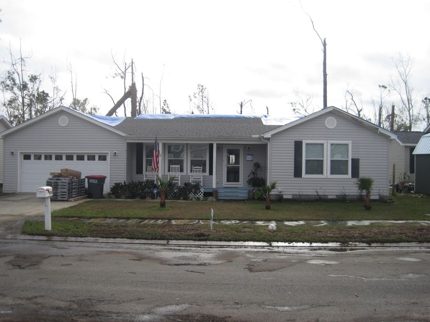 This beautiful 3/2 is completely updated and move in ready. Granite counters in kitchen and both baths. Crown molding throughout the house. High end vinyl plank in main living and carpet in the bedrooms. Lots of closet space and an over sized 2 stall garage. Kitchen has a breakfast bar and a pantry. Brand new hot water tank and dishwasher. Contractor is already under contract to do a brand new roof, new vinyl siding and a wood fence. Close to Tyndall Air Force Base but in a very Quiet area. Don't hesitate on this gem it shouldn't last long, come see it today!!!!!