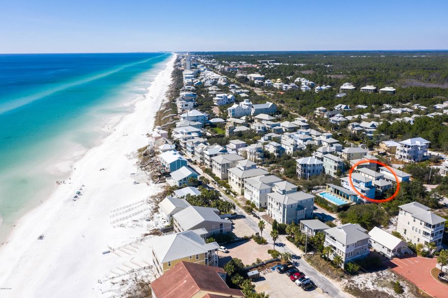 **PRICE REDUCED $75K BELOW APPRAISAL**  WHAT A DEAL!!  This home offers outstanding convenience to deeded beach access and two community pools (one heated) within steps from the home. Open balconies from all bedrooms as well as the living area and kitchen area expose tons of additional area for relaxing. The location south of 30-A and south of Eastern Lake Road also offers true convenience to all of the entertainment surrounding Seagrove/Seaside as well as the spectacular coastal dune sanctuary of Eastern Lake. Entering the property you'll find two large bedrooms and two full baths on the first floor. Your primary living, kitchen & dining areas along with a half bath on the second level and a master wing on the top floor.