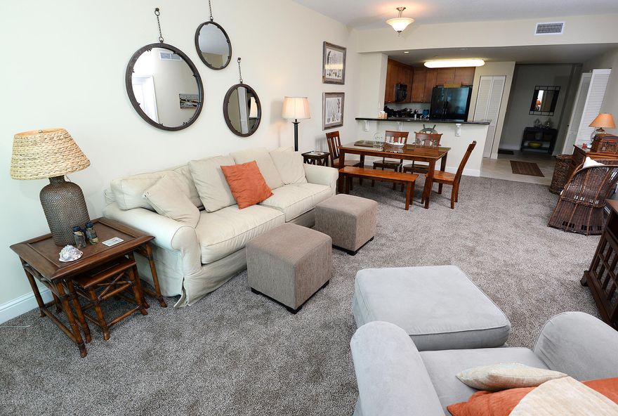 **PREMIERE 3BR/3BA  ON A LOWER FLOOR AT AQUA**  This unit is in fantastic condition with brand new carpet throughout.  Everyone loves the wonderful floor plan that features a GULF FRONT master bedroom with an entrance to the balcony.  The spacious master bathroom is quite roomy with double vanities, garden tub and a separate shower.  And parents especially love the split bedroom design with the additional two bedrooms all the way at the front of the unit, far from the master suite.  Aqua continues to be recognized as one of the best in Panama City Beach and continues to boast strong rental revenues…especially the 3BR units.   Aqua is very close to Pier Park and features an awesome gulf front gym and two amazing gulf front pools. You really feel the "Aqua" theme throughout the entire project with beautiful, serene water features flowing almost everywhere.  When you are shopping for a strong investment, you aren't just looking at the view.  The HOA at Aqua is strong as are the rentals.  The project is well managed and the design really stands out from anything else on the beach.  Finally, everyone knows that Pier Park is PCB's biggest draw and Aqua is very close.  Consider everything Aqua offers and you will see why it remains a solid choice.