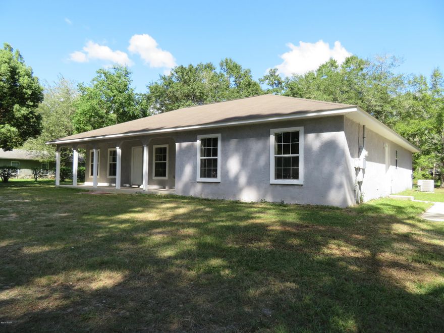 MOVE-IN READY 3 BR home on a hard to find  1 ACRE lot in Callaway! This solid block & stucco home was built in 2002 and features a wide open split bedroom  floor plan with 1918 sf of living area. You will like the easy care tile floor throughout the living area & in both bath rooms. From the foyer you step into a spacious living room with cathedral ceiling. The open  living areas are perfect for interacting with family & entertaining. The 18x13 master bedroom is adjoined by a  computer room & French doors lead to the back patio. Freshly painted interior and new bedroom carpet. NEW dishwasher, NEW disposal, NEW kitchen and bath faucets. The kitchen is well laid out and features abundant counter space. 10x10 inside laundry/storage room & a storage bldg in the back yard! Call Today!