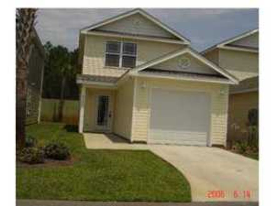 Gated Community located near Navy Base, shopping and restaurants. Two bedroom 1.5 bath townhome with 1 car garage is located at the Gates of Sterling Cove. Covered patio and outside storage area. Downstairs kitchen with breakfast bar, open dining room living room and 1/2 bath downstairs. Bedrooms on second floor with full bath and laundry area with stack washer and dryer. Both bedrooms have French doors leading to balcony area. These townhomes are adjoined by the storage room walls and do not share a wall with neighboring units.