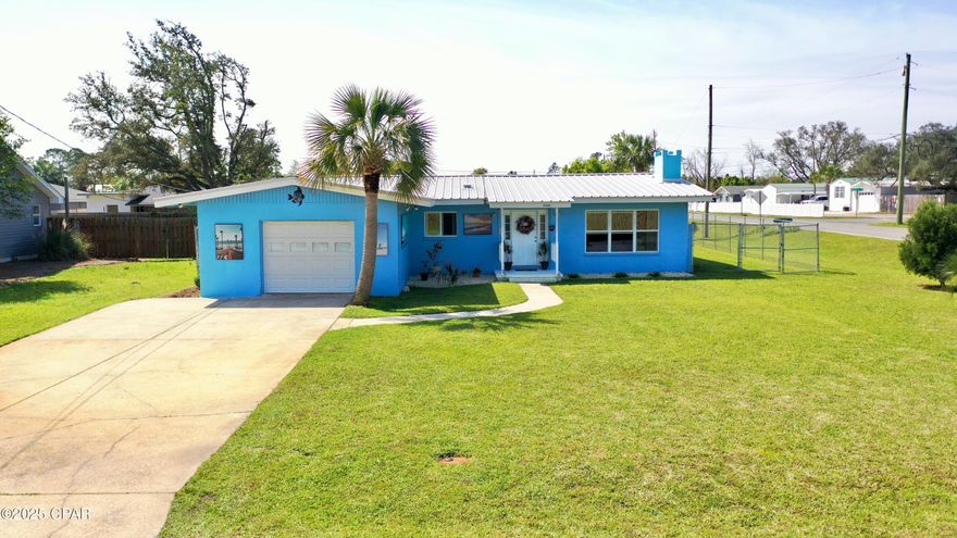 *Currently under contract, Seller will consider backup offers* Charming Ranch-Style Home with Gulf Access Near Boat Ramp! Don't miss this rare opportunity to own a slice of paradise in beautiful Panama City! This well-maintained ranch-style home offers 3 spacious bedrooms and 2 full bathrooms, perfectly situated in a friendly neighborhood with convenient gulf access just minutes away. Step inside to find vinyl flooring throughout, a cozy living room with built-in bookcase, and an open dining area that flows into a kitchen filled with ample cabinet space - 
 ideal for everyday living and entertaining. The indoor laundry room features a sink, countertop, and cabinets for added functionality. Enjoy your morning coffee or evening breeze on two covered and screened back patios, overlooking the large fenced backyard, perfect for pets or gatherings. The home also includes a one-car garage with opener and three built-in storage rooms for all your gear. Additional features: Central A/C, Skylight in guest bathroom, Quiet, well-kept neighborhood, Close to local shops, restaurants, and entertainment. Tenant occupied - shown by appointment only. Check out the virtual tour and imagine the possibilities!