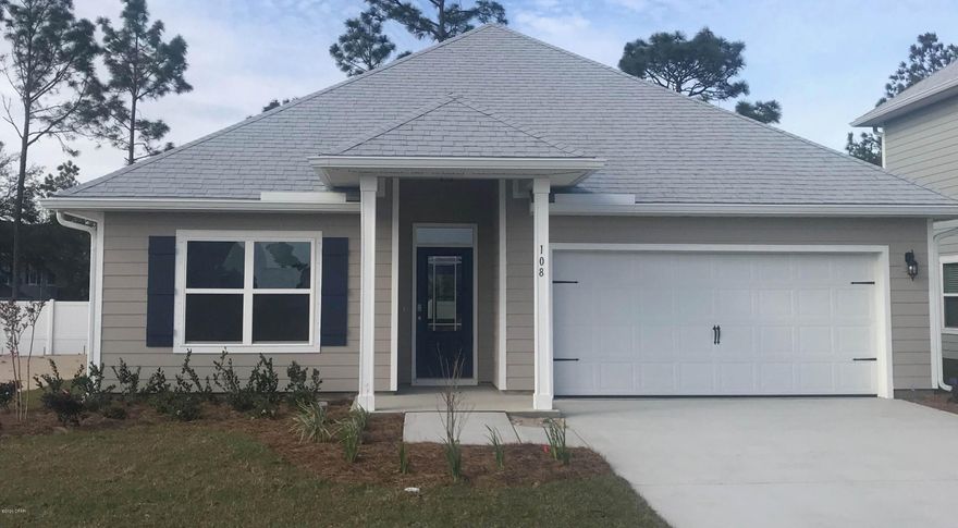 This Rhett Plan is ready for move in.  9'ceilings throughout, luxury vinyl plank flooring throughout the main areas

and carpet in the bedroom. This home added details of tray ceilings in living room and master bedroom, brushed nickel hardware, granite countertops, and elegant doors. The kitchen has a center island, a nice size walk-in pantry and the appliances include smooth top range, microwave and dishwasher and Kinetico water filtration system. An open kitchen to the

living room and dining area, makes this home perfect for entertaining. The master suite has as nice master bath with walk-in closet, garden tub and separate shower. Standard smart home package includes, Echo Dot, Kwikset Combo lock, Skybell doorbell and Qolsys Touch panel.-   Pictures, photographs, floor plans, elevations, features, colors and sizes are approximate for illustration purposes only and will vary from the homes as built. Home and community information including pricing, included features, terms, availability and amenities are subject to change and prior sale at any time without notice or obligation. For Move-In/Completion Estimates: Ready dates are estimates only. Timing of completion of construction and buyer move-in are subject to contingencies contained in home purchase agreement and governing jurisdictions issuance of a certificate of occupancy, and may change due to forces majeures and other delays or disruptions outside the reasonable control of D.R. Horton, Inc.