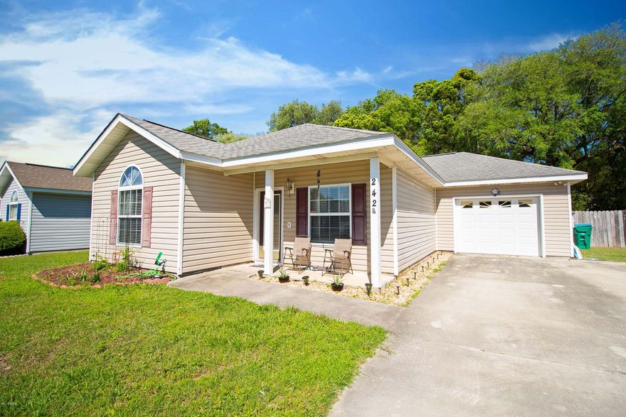 PRICED TO SELL!!! Home located in a wonderful neighborhood that you and your family will love! This 3Bd/2Ba home has a great open floor plan and is well maintained. Home features tiled kitchen and dining area, as well as a large closed in porch and one car garage with privacy fenced back yard with lots of space for your kids or pets to run and play freely! Call to schedule your own private viewing today! (All measurements are approximate and should be verified by Buyer if important).