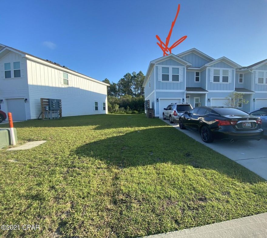 One of the Largest End Unit Lots in the neighborhood. One of only to sell with (NO CARPET) Luxury Vinyl Plank floor throughout. This is the perfect opportunity to own your first home, vacation home or income producing  rental property. The home has beautiful doors with nickel hardware, vinyl plank flooring, designer lighting package,  The kitchen is equipped with appliances including a range, microwave and dishwasher as well as Kinetico water filtration. The Master bedroom has tiled shower, double vanity with granite countertops and a walk-in closet.



A smart home package is included with Echo Dot device, Kwikset Keyless combo lock, and Qolsys touch panel