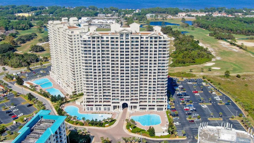 Wow! Amazing! and Beautiful are just a few of the words to describe the views from this 24th floor penthouse condo! It is rare for one of these units to come on the market. This beautiful 4 Bed 3 1/2 bath penthouse has been recently remodeled. You have amazing views of the bay from your front door, and amazing views of the gulf from you private balconies.  Built in 2006, it is one of the youngest buildings in the area and offers numerous amenities. such as a great open floor plan, 2 separate balconies, 1 for the master suite, and one for the living area,  Granite countertops, stainless steel appliances, tile floors, furnishings and décor that make it home at the beach. The master bedroom has its own private balcony and you can even enjoy gulf views from the master bathroom. Ariel Dunes 1 is only 700 feet from the beach, and is within walking distance to dinning, shopping and attractions. Seascape is fortunate to have 2,000 feet of wide-open beachfront access.  If you want a pool, no problem, Seascape has 12 pools. Want to play tennis, Seascape has 8 of them. 
This is your opportunity for one of the best views on the gulf. 
All measurements are approximate, if important buyer should verify