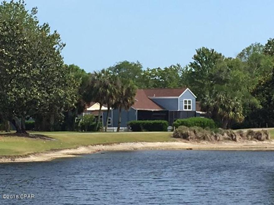 COMPLETE RENOVATION, inside & out, top to bottom!!  Just GORGEOUS!! Like new 2-story townhome with Master down.  Kitchen, dining, living all open.  Wet bar & wine coolers make it perfect for entertaining. Brand new granite & cabinets, travertine backsplash, SS appliances.  Eat-in kitchen plus formal dining with French doors to backyard.  Gas fireplace & cathedral ceiling in LR with more French doors to huge screen porch overlooking pond & golf course. Master has trey ceiling, contemporary fan, gorgeous master en-suite with garden tub, oversized walk-in shower, double vanity, walk-in closet plus large cedar closet.  Laundry room just around the corner.  Upstairs two large guest rooms share a full bath. Plenty of closets throughout.  End unit with extra green space, landscaped by the HOA