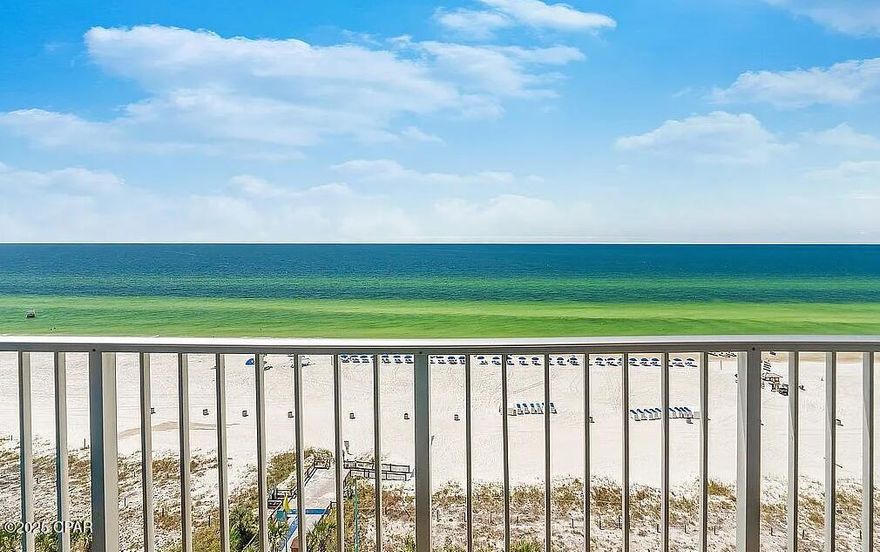 A beautiful12th floor beachfront condo with amazing gulf views! Located in The Summit Condominium Beach Resort. This unit features 1 bedroom and 1.5 bathroom, with hallway bunks. Recently remodeled, this unit is a turnkey rental. New furnishings! Fully remodeled kitchen with stainless appliances, tiled backsplash, new shaker style cabinets, and butcher block counter tops. The master bedroom is spacious and has new furnishings. Fully Furnished and ready to be your next investment condo or family beach home! Close to all the entertainment and dining on the East end of the beach! All measurements are approx. and should be verified by buyer.