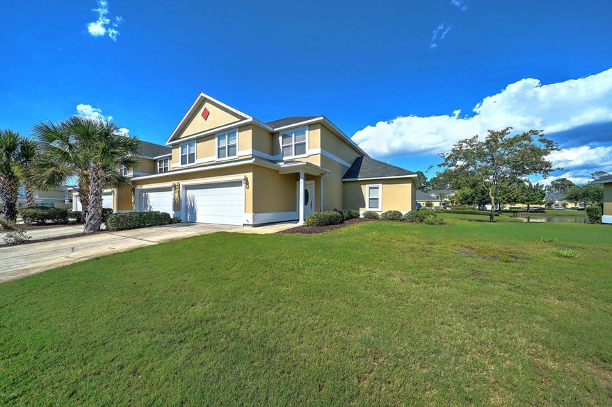 CURRENTLY UNDER CONTRACT, SELLER ACCEPTING BACKUP OFFERS. You now have a chance to live in one of the best gated townhome communities located on Panama City Beach. 4 BDRM/ 2.5 BATH that has a very spacious and open layout. Master bedroom located downstairs with 3 other BDRM's located upstairs. For those of you who love to spend time outside, a paver patio has been added as an extension to the existing patio overlooking the pond and located directly across from the clubhouse.. This unit comes with a 2 car garage and has extra storage as well.  The following amenities come with living in this gated community: clubhouse, pool, gym.  Come make this beautiful community your home!