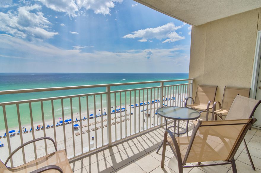 This Emerald Beach condo is one of the nicest units that I have seen in a very long time. It has wonderful features such as gulf front master, hall bunks and to top it off, it has been completely updated from top to bottom. Decorated with beachy furnishings that compliment the freshly painted walls and vinyl planking flooring. The views are spectacular from the master bedroom and living area and of course the balcony. Emerald Beach Resort is known for it's amenities which include an onsite Starbucks, Sky Bar, 3 pools, a fabulous fitness center and it's very own market. Don't let this care free unit pass you by. Oh, and it is being sold completely furnished and rental ready. Come check it out!