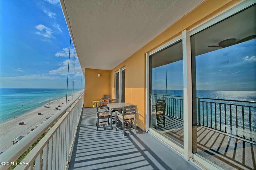 Entered for comp purposes. Two bedroom two bath plus bunks with BOTH bedrooms facing the gulf.