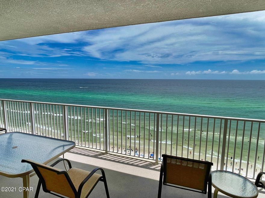 Welcome to Tropic Winds 1107!  This well-maintained, gulf-front, one owner, condo has never been rented, and offers numerous upgrades including upgraded granite counter-tops, matching backsplash, stainless appliances, front-loading washer and dryer, replaced A/C and Water Heater, and newer carpeting.  The property is offered fully furnished.  Enjoy the beautiful gulf views from the living areas and master bedroom!  The 10x28 oversized balcony provides plenty of space for everyone.  The condo is perfectly situated on the middle of the 11th floor walkway and includes a large, assigned, parallel, parking space located under the building. Buyers shall verify all measurements and dimensions if important.