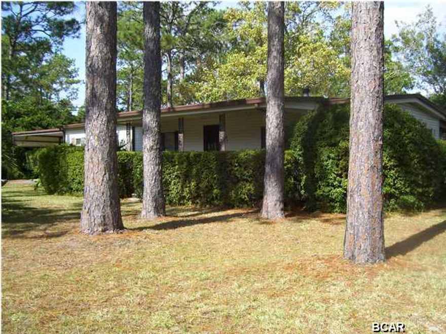 4BR 2BA Modular Home with carport. This home features a fireplace, screened in patio, fenced backyard and is on a large corner lot. No pets allowed !!!