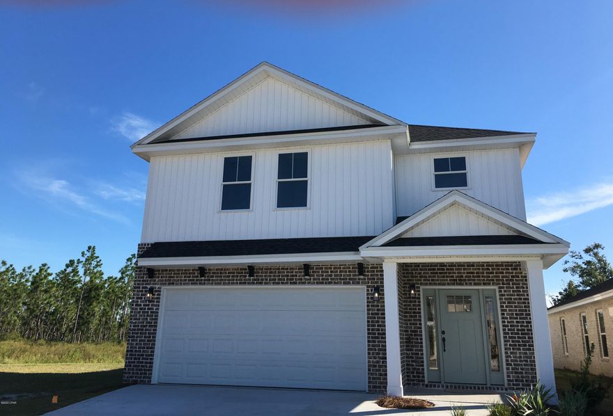 Awesome brand new 4 bedroom 2.5 bath home in the cozy cul-de-sac neighborhood  of Aleczander Preserve! Fabulous brick home, elegant curb appeal, awesome backyard and a 2 car garage! Once inside, enjoy the spacious living area, attractive vinyl plank flooring, pretty kitchen with quartz tops, lots of natural light and gorgeous lighting selections throughout! You'll love the feel of this home! If you like ''brand new'' and a friendly neighborhood, this is it! Plus terrific Panama City area close to everything including Tyndall. Sorry, no pets.