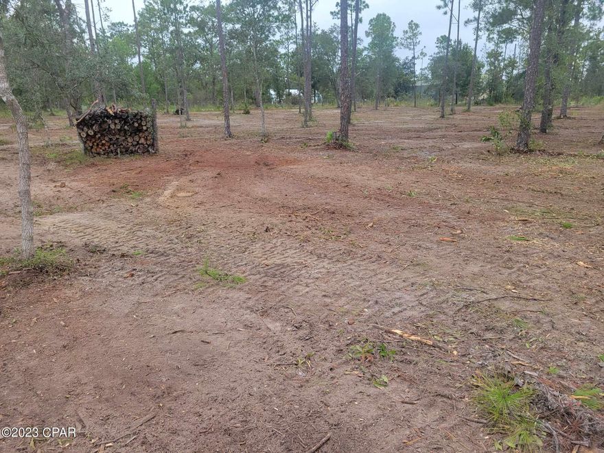 Are you ready to build? Beautiful Sand Hills Property. Lots of Pines and Oaks. High and Dry. This property has been professionaly cleared, leveled and fenced. 200+ Pines and Scrub Oaks cut and removed. Very convenient to Deane Bozeman School. 15 min to town and 30 minutes to the beach