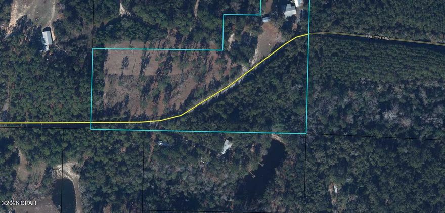 Approximately 1.6 acres being split from PID 00000000-00-3263-0001. Property south of Firetower Rd.