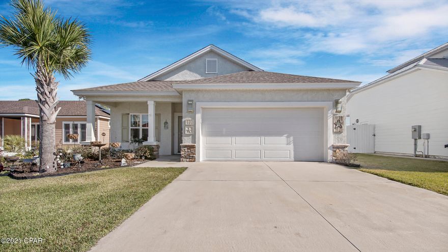 Located on the Popular West end of Panama City Beach in a Gated Community. Walk Across Front Beach Road to the Beach. Convenient to 30Ave, Rosemary Beach & Pier Park. This Home has been meticulously maintained. Built in 2016, The home features an Open Floor Plan, Custom Cabinets, Granite Countertops, Tile Flooring, Double Vanities, Separate Tiled Shower, Large Laundry/Mud Room, Double Garage with Attic Storage, Huge Walk in Closet in Master, Fenced Back Yard and Screened in Porch. Low HOA, Small Neighborhood. Perfect Location. Call your agent today to schedule a showing. All ages, room sizes and measurements are approximate. Please verify if it is important.