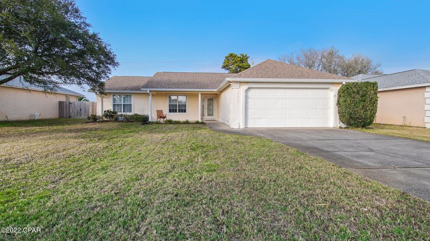 CURRENTLY UNDER CONTRACT, SELLER ACCEPTING BACKUP OFFERS. Location Location!! Lovely 3 Bedroom 2 Bath with split bedroom/open floorplan. Home is in sought-after Summer Breeze Subdivision. Walking distance to the beach through public beach access #66. Golf Cart Friendly with sidewalks, streetlights and underground utilities. Just a few miles to 30Avenue and Pier Park for Dining and Shops. Close to Frank Brown Park and a short drive to ECP Airport. Neighborhood events including monthly gatherings at the beach. Recently local TV station did a segment on how well-lit with streetlights Summer Breeze Neighborhood is. Less than 2 miles from new 85 Acre Florida State Medical School/Hospital with phase 1 to be completed in 3 Years. A true Beach Neighborhood walking distance to the beach. LOCATION!!