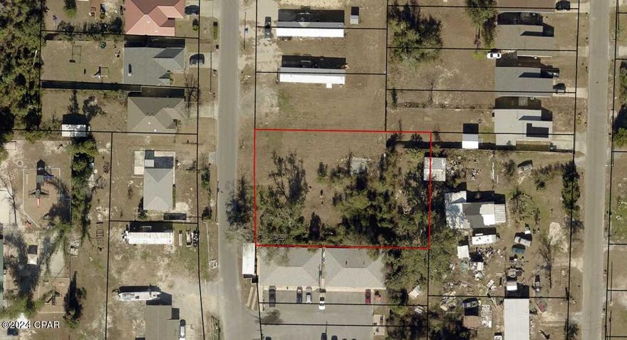 This conveniently located property offers easy access to Cherry and is within commuting distance to Tyndall AFB and downtown. The property spans approximately 122 feet along Kimbrel Avenue and is about 181 feet deep. Key Details: Zoning: Currently zoned R-6M by the City of Callaway, allowing for single-family residences, including mobile homes. Subdivision Potential: The property's size permits subdivision into two lots, compliant with City of Callaway regulations. Survey Requirements: A new survey will be necessary, along with updated legal descriptions for the two parcels. These must be approved by the City of Callaway and recorded with the Bay County Property Appraiser. This is a prime opportunity for development or investment in a growing area.