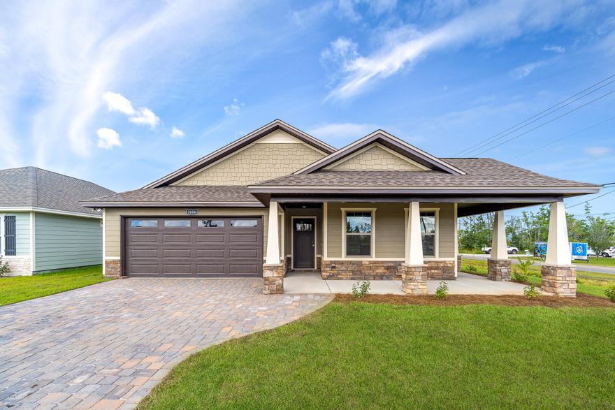 CURRENTLY UNDER CONTRACT, SELLER ACCEPTING BACKUP OFFERS. Beautiful wrap around porch on two sides. Large covered patio with privacy fencing. Open floor plan. Central location in Lynn Haven. Minutes from medical, shopping, services, shops, and houses of worship.

Estimated completion date July 31, 2019., 2019.

$2,000 EMD to Title Co.