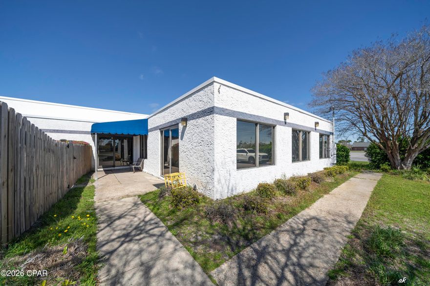 Positioned just off Tyndall Parkway, one of Panama City's highest-traffic corridors, this 5,000 square foot heated and cooled commercial facility offers outstanding visibility and accessibility in a rapidly growing area on the East side of town. Surrounded by established businesses, popular restaurants, and dense residential communities, this location provides consistent traffic and strong exposure for a variety of uses. The interior is thoughtfully laid out to support a variety of uses, featuring three large open activity areas, a front reception space, private office, retail or display area, and dedicated storage. Playground on site, school / church uses as well. The design allows for efficient flow and functionality, making it easy to adapt to different operational needs.
This property offers strong flexibility for multiple business types, including childcare, fitness or training facilities, or a retail/office conversion. With its open layout and existing infrastructure, the space can be tailored to fit a wide range of business models without significant reconfiguration. With immediate availability for occupancy, this is a rare opportunity to secure a move-in ready commercial space in a high-demand location with strong surrounding growth and daily traffic flow.