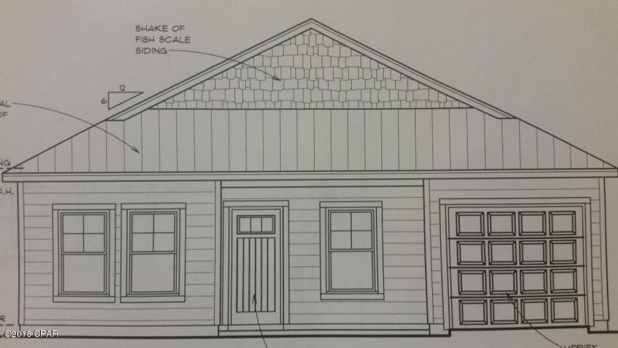 (Brand NEW Construction) Great Beach Home! This Beautiful Beach House has 2 bedrooms, 2 full baths and a study/office. Located just one block/walking distance to the beach and famous grocery and wine store ''The Carousel'' Laguna Beach is a Golf Cart Friendly Community. 

HOA fee is optional for Dedicated/RESERVED Beach Access-See document form from MLS Listing.

Lot size is 50 x 65. Metal Roof. Has Septic, City Water, all Electric, Garage and Garage door opener. Appliances include: Stove, Microwave, Refrigerator, Dishwasher, Washer and Dryer. Hardy Board Siding and New Counter Tops, everything NEW. A great Insurance Rate because constructed by 2018 Codes and has Metal Roof. 

Construction to start Mid-July 2018