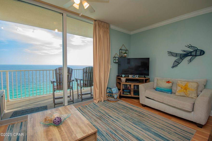 Owners have installed new bunkbeds in the unit. Wake up to the sound of waves and step out onto your private balcony to take in endless views of the emerald Gulf--this is beach living the way it's meant to be. Located on the 20th floor at 16819 Front Beach Road, this beautifully positioned condo puts you right on the sugar-white sands of Panama City Beach, where every day feels like a vacation. Inside, the space is bright, open, and inviting--perfect for slow mornings with coffee overlooking the water or evenings spent watching the sunset paint the sky. The layout flows effortlessly, making it easy to relax, entertain, or simply unplug and enjoy the coastal lifestyle. Whether this is your full-time home, a weekend escape, or a smart investment, it's the kind of place that instantly makes you breathe easier. Step outside and you're moments from beach walks, local dining, and everything Front Beach Road has to offer--yet when you're inside, all you hear is the ocean. This is more than a condo; it's where memories are made, where holidays stretch longer, and where life feels lighter. If you've been waiting for a place that truly feels like a beachfront retreat, this one delivers.