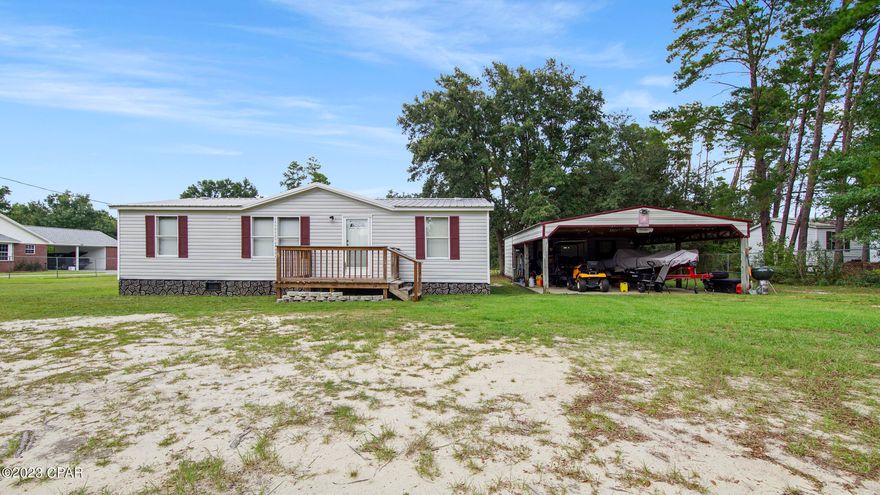 You do not want to miss the opportunity to own this cozy 3/2 located on a large lot with oak trees and fencing all the way around. Home has tons of upgrades throughout such as, New Roof, New A/c Unit, Water Heater, renovated bathrooms and so much more! The perfect space located close to Hwy 388 near the worlds most beautiful beaches!