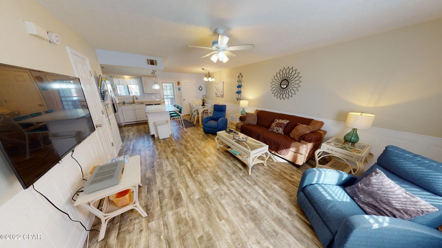 Excellent 2 bedroom 2 1/2 bath in Gulf Highlands. Unit backs up to the heated pool and has had the down stairs renovated including a new island. Unit is currently on the rental program. A/C is less than 2 years old and the appliances were replaced within the last 3 years. Don't wait or this one will be gone!