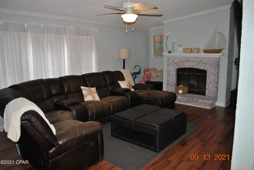 Bring your friends and family with you to the beach! This 3 bedroom/2 bath 1700+; sqft manufactured home sits on a 50x110 lot located in the highly sought-after west end of Panama City Beach. Sleeps 8-10 easily. It is only 4 blocks from beach access 85! This home is currently in the rental program and has been generating on average $33K to $40K per year!  This one is a ''must see'' for  anyone looking for a well-cared for, spacious and affordable primary residence, second home or income-producing property.  This is your OPPORTUNITY to secure your spot on the Emerald Coast!