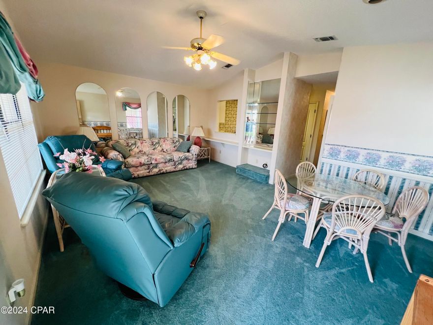 CURRENTLY UNDER CONTRACT, SELLER WILL CONSIDER BACKUP OFFERS.

PRICED TO SELL!!
Don't miss out on this fantastic opportunity to own a fully furnished 2nd-floor corner condo in the highly sought-after Horizon South community! This charming unit has been well-maintained with new HVAC (2023), water heater (2023), and refrigerator (2023). It has never been on a rental program, making it the perfect choice for an investment property or a second home.

Located just steps away from the beach and close to all the area's amenities, this condo is ready for you to provide a little love and make it your own. Horizon South offers a wealth of on-site features, including four pools, a kiddie pool, tennis courts, shuffleboard, mini golf, a NEW fitness center, a playground, and much more—ensuring endless activities for all ages!

*Measurements are approximate and should be verified*.