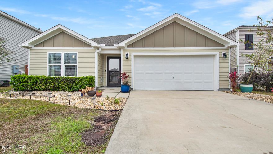 CURRENTLY UNDER CONTRACT, SELLER ACCEPTING BACKUP OFFERS UPGRADES Galore! This popular Cali floor plan located in Barrett's Park subdivision is move in ready with a beautiful water view. Granite counters in the kitchen with a deep well black composite sink, quartz counters in the bathrooms with undermount sinks. Kitchen features cabinet organizers, custom wood shelving in the pantry and upgraded Samsung black stainless steel appliances. Master bedroom features custom wallpaper, crown molding & French doors that lead to the very large deck in the backyard. Master closet features a custom organizing system. Siding upgraded from vinyl to color plus hardie board siding. Luxury Vinyl plank flooring throughout. The single backdoor was replaced with a sliding glass door for a better view of throughout. The back deck has been braced if you wish to install a hot tub with the electrical already ran. You can plug a generator directly into the home with ease as there is a separate line for one. A home inspection has been done by a license inspector and the few small items found have been repaired. Don't miss out on this amazing property! Home warranty included. Nest doorbell and Yale lock do not convey. Seller will replace with a Ring doorbell and digital front door lock. All measurements should be verified by buyer.