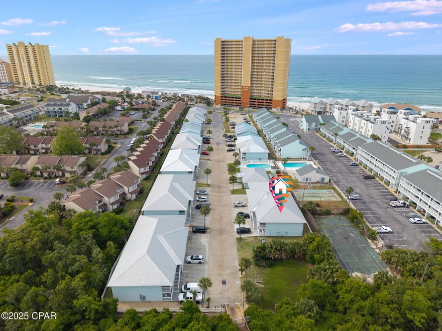 CURRENTLY UNDER CONTRACT, SELLER WILL CONSIDER BACKUP OFFERS 
Just Steps from the Sugar-White Sands - Your Beachside Escape Awaits at Wendwood Unit H4! 

If you've been dreaming of salty breezes, sunshine-filled days, and laid-back coastal living, Wendwood Condominiums Unit H4 is calling your name! This bright and breezy 2BR/2BA condo sits on the first floor, just across the street from Beach Access 72—which means you're only a few flip-flop steps away from the crystal-clear Gulf waters.

Whether you're looking for the perfect vacation getaway, a smart investment, or a cozy beach pad to call your own, this one's a total catch! 

Inside, you'll love the updated kitchen, cheerful beachy vibes, and a relaxed layout designed for kicking back after a day of sun and surf. The kitchen has already been refreshed, and the rest of the unit is in tip-top shape—move-in ready or ready for your personal coastal touch.

Wendwood is all about easy living, with super low HOA fees that include cable, internet, water, sewer, and trash—and no special assessments. Amenities include a sparkling pool, shuffleboard courts, and plenty of parking. Bonus: the pool is just a 1-minute stroll from your door, and the beach is practically in your backyard. 

Tucked away on the quiet west end of Panama City Beach, you're just minutes from Pier Park to the east and the upscale charm of 30A to the west. Grab your morning coffee and a donut at Thomas Donut & Snack Shop, and swing by Carousel Grocery for the best wine selection around! The area is growing fast—with Top Golf, Dolly Parton's Pirate-Themed Dinner Theater, and an 87-acre research hospital all on the horizon.

Short-term rental revenue projections of $30K annually make this a solid investment opportunity with room for even more upside depending on your management strategy.

This is your chance to own a slice of paradise where beach vibes, location, and value come together beautifully. Don't let this gem slip away—schedule your private tour today and start living the coastal dream!