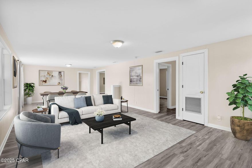 CURRENTLY UNDER CONTRACT, SELLER WILL CONSIDER BACKUP OFFERS

Welcome to 11631 Highway 77, an exceptional opportunity to own a residence on over 8.4 acres of peaceful, private land in Southport, Florida. Surrounded by serene Florida pines with no neighbors in sight, this updated estate offers the rare combination of space, seclusion, and convenience. Properties offering this much acreage and privacy are few and far between.

Inside, the home offers three generous bedrooms, two full bathrooms, and two inviting living areas, including a cozy space centered around a wood-burning fireplace. The open layout between the dining and living areas provides a warm and welcoming setting for both everyday living and entertaining.

The home has been tastefully renovated with a newer 30-year dimensional shingle roof, hot water heater (2022), updated HVAC systems (interior and exterior units, 2021), all-new plumbing and electrical, updated lighting fixtures, and luxury vinyl plank flooring throughout. The kitchen has been refreshed with updated cabinets, countertops, and appliances, blending modern comfort with country charm.

Outside, the property includes multiple storage sheds, a new septic tank and drain field, and a new tank on the well. Zoned agricultural with potential for future commercial rezoning, this property is as versatile as it is peaceful. With no HOA and low homeowner's insurance, this is the perfect place to enjoy the quiet life with room to grow. Schedule your private showing today.