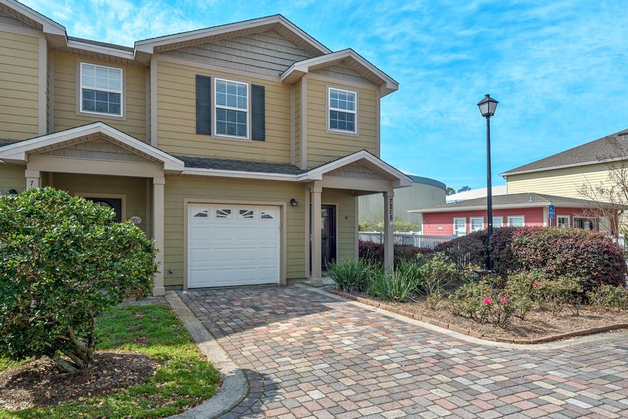 2 bedroom, 2.5 bath townhome located right off Thomas Drive. You are minutes away fro everything in Panama City/Panama City Beach. The first floor of this units includes kitchen, living room and half bath, the living room leads out to a beautiful fenced in deck. Second floor features master bedroom with on-suite bathroom and walk-in closet. Additional bedroom features on-suite bathroom and walk-in closet. Second floor also has a 3rd room that could be used for an office/study.