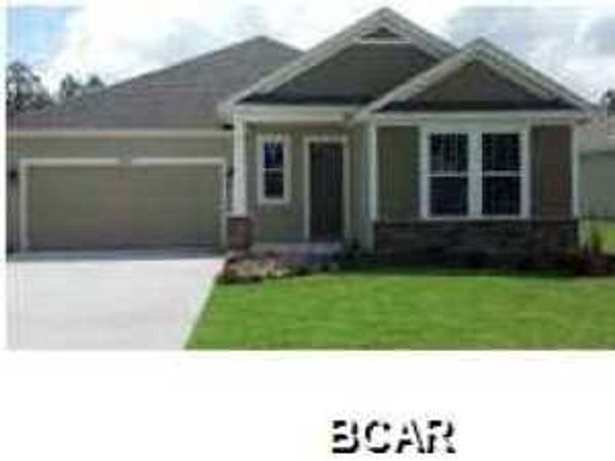 Beautiful new construction home in the new Whisper Dunes Phase 2B subdivision. This home features an Amberjack I floor plan with a Coastal Elevation. This house is a new construction Model Home Example and not the actual house being built. A Samuel Taylor built home includes standard features such as designer carpet in main areas and bedrooms, 8 ft. 2 panel craftsman interior door package, brushed nickel fixtures and faucets throughout, insulated (R19) interior common walls and insulated (R38) ceilings, and durable Sherwin Williams premium interior wall paint. Kitchen features stainless steel appliance package (range, dishwasher, & microwave) and oversized 36'' wood cabinetry with crown molding, and granite counter tops. Full bathrooms include raised vanity heights, large tile flooring