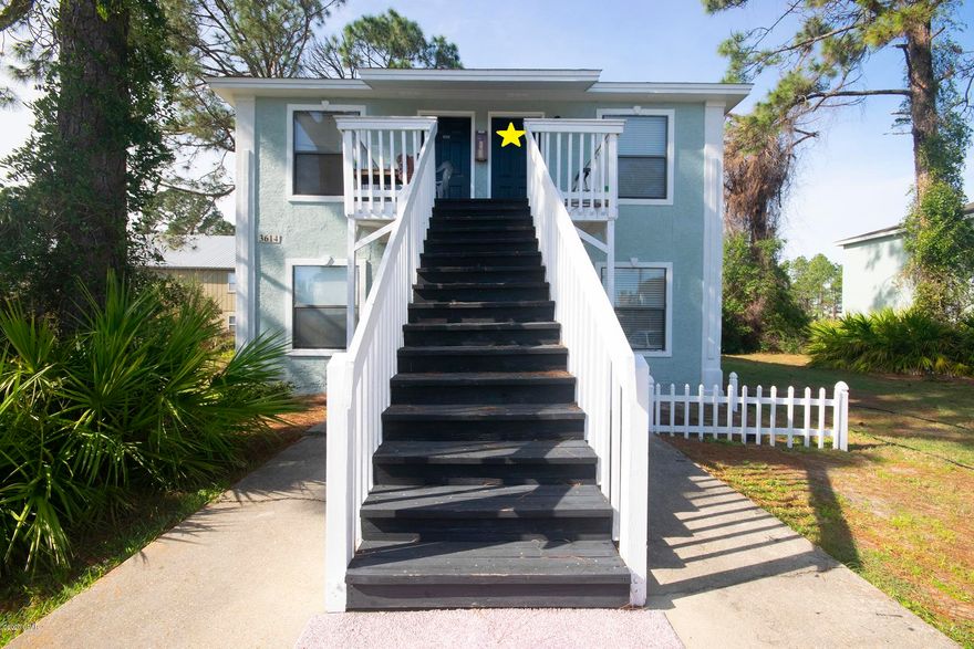 Great price on this one bedroom condo located in a low rise complex close to the Navy Base, Shopping, State Park and Beaches. Low HOA fees at $192 per month that includes water, sewer, cable, pest control, garbage, and insurance. Roof on this complex was replaced less than 1 year ago and exterior has recently been painted. This unit could make a nice rental or 2nd home! Come see today!