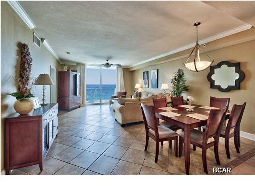 Don't miss out on this HUGE 2 BR unit at Tidewater. Unit 1505 is in great shape and features an open floor plan with a Gulf front master BR, granite, plenty of storage & tile throughout. This unit sleeps 8 & will be a great rental, vacation rental or primary residence for someone. Tidewater Beach Resort offers quite possibly the best array of amenities of any development on the beach. Amenities include gulf front fitness center with 2 indoor spas, and saunas and steam rooms, two outdoor pools and one heated indoor pool, conference facility, movie theater, an owner's only Sky Lounge, on-site rental department, 24 hour security staff and in-house restaurant and coffee house. One of the best locations on Panama City Beach and is a short walk to Pier Park. Come take a look today!