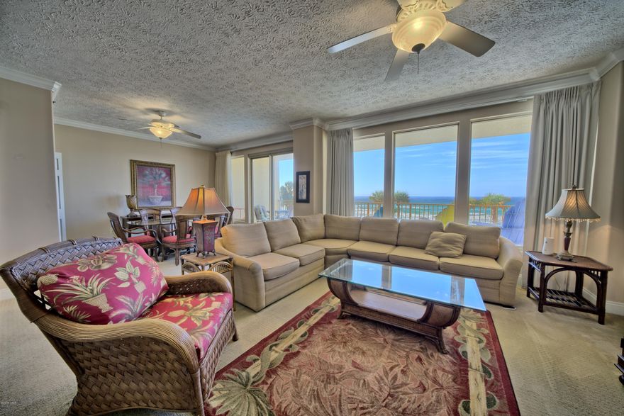 This is a beautiful 2nd floor unit at one of the most desired complexes on the beach. The owner has done a great job in decorating the unit and the colors are beautiful. The unit features 9-foot ceilings. You will not believe the views -- especially sitting out on the 40-foot gulf front balcony!!!! The kitchen includes GE profile appliances, solid surface counter tops, and refrigerator with ice maker, dishwasher, built in microwave and self-cleaning drop in range and oven. Ceiling fans are in the living and dining rooms and both bedrooms. All information is believed to be correct but should be verified by the Buyer