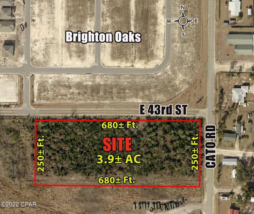 3.9± acres situated nicely in an emerging market area. This property is currently zoned Agriculture (AG-1) but county planning has indicated a possible zoning change to R-2 (duplex or single family dwellings) or Light Industrial (small metal buildings) depending on a buyers use. Water & Sewer available but will require lift station/grinder pump.