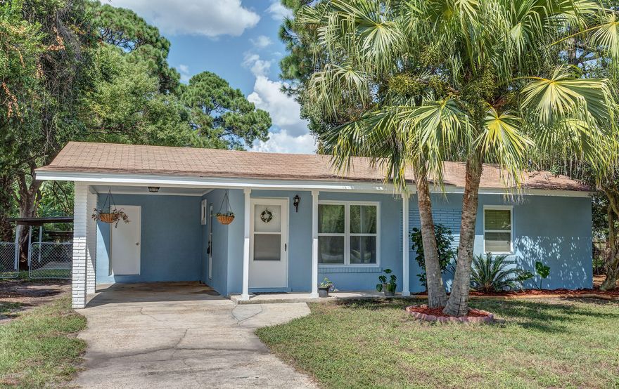 Owning a home is cheaper than renting! MOVE-IN Ready and PERFECT for the FIRST TIME HOMEBUYER! 

This cute solid block cottage was JUST painted and has many updates, come see for yourself! New plumbing, kitchen cabinets, appliances, vinyl windows, new AC in July 2016, Water heater is only 2 years old. You will enjoy the nice covered back porch along with the workshop in the backyard the additional carport can be use to store your boat or another car inside the gate. The seller is leaving the SONY surround system and providing a Home warranty. 100% financing available for qualified buyers! All measures are approximate, please verify if important.