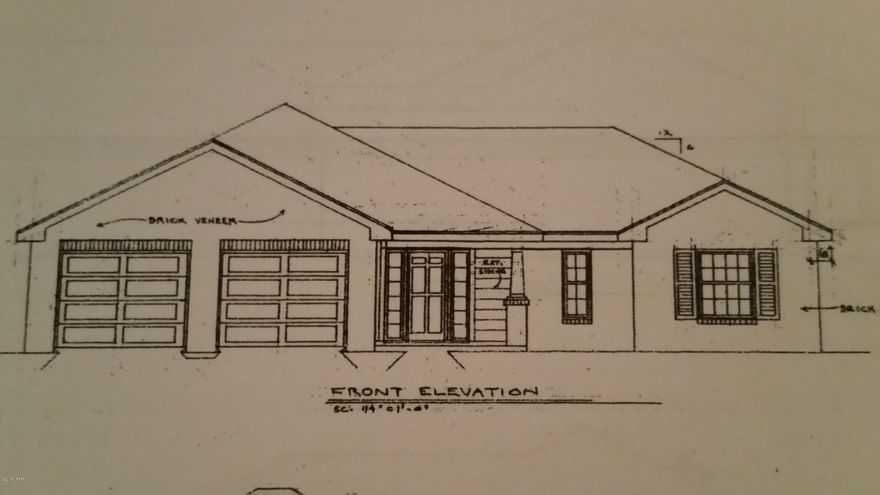 3 bedroom 2 bath split plan all brick home that offers front porch, master bath with his & hers double shower with Rain maker (3 shower heads) and shower seats on both ends, Master bedroom large walk in closet. The kitchen is a dream with all real wood cabinets, solid surface countertops, and stainless steel upgraded appliances. There are cabinets in the laundry room. Living room with and electric fire place and crown molding. Home comes with a security system and generator ready electrical outlet with cord. Outdoors there is an enclosed screen porch, outside patio, shower and sprinkler system. Home is built to 140 MPH wind code. At Bylsma Manor Estates with many homes already built and waiting for you to tour today. If important measurements should be verified