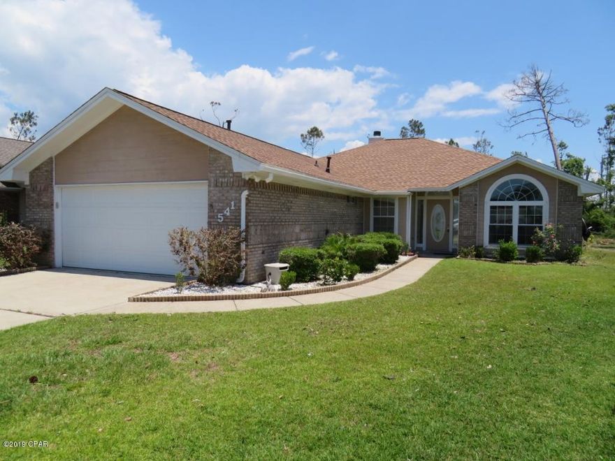 Currently Under Contract Pending, BackUp offers requested .Beautifully renovated 4 Bedroom and 2 Bath Brick home, with a large backyard, with plenty of room for a pool. This home is only 15-20 Min. to Tyndall AFB, and close to shopping. New Roof just installed, along with fresh paint. Spacious Floor Plan with a Fireplace, eat in space in kitchen and also has a formal dining room. Ceramic tile in Kitchen and dining area. Newer carpet in bedrooms and living area.