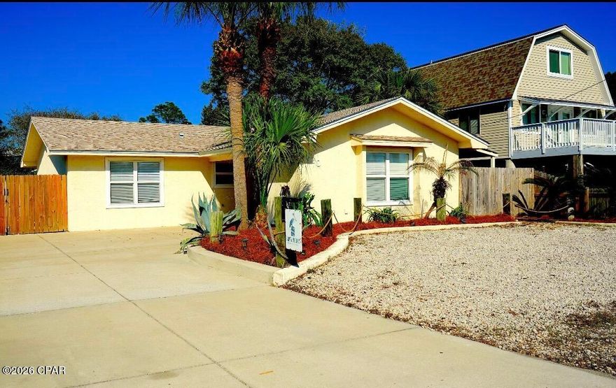 This home is hands down the best value in the whole neighborhood!

The Happy Pelican Cottage is a well-maintained property that is walking distance to the beach and The Grand Lagoons main attractions including: the Pirates Cove Marina, access to dolphin tours, jet skis, pontoon boats, fishing charters, the Sea Screamer, the Sea Dragon Pirate Cruise, grocery stores, public boat access, and many of the top restaurants on the entire beach are all within a 5 minute drive.

This is a prime location home that is tucked away on the quiet east end with a tranquil, oversized backyard complete with a covered porch and there is an extended driveway that could easily house a boat, RV or possibly both! 

There are extra storage areas, laundry, and a half circle driveway with a carport. This property has no HOA and comes fully furnished so it is turnkey and rental ready if you so desire. 

Don't miss your chance to own this special piece of property in a very desirable location off South Lagoon that is priced to sell!